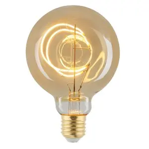 Лампа Винтаж 8W E27 шар золотистый G95S, General LOFT