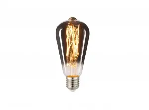 Лампа Винтаж 6W E27 дымчатая ST64DSS, General LOFT