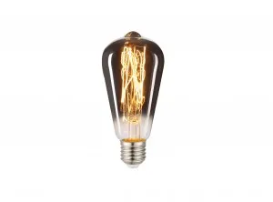Лампа Винтаж 6W E27 дымчатая ST64DSS, General LOFT