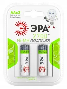 Аккумулятор Эра AA/R6 2700mAh