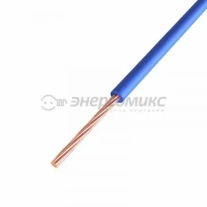 Провод ПГВА 1х1,0 (автотракторный) синий, Rexant