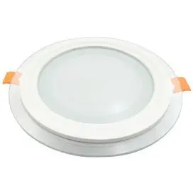 Свет-к встр. даунлайт Ecola 6W 4000K d100х35мм Круг-Стекло-Подсветка