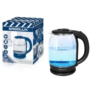 Чайник Ergolux 1,8л 1500W пластик, диск, подсветка KG05-C02