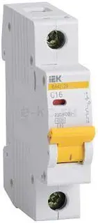 Авт выкл.1п 63А IEK