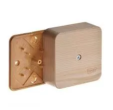 Коробка для к/канала сосна 79х79х32 IP40 Рувинил