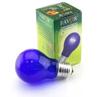Лампа для Физио синяя A55 60W E27 FAVOR