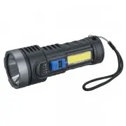 Фонарь Navigator NPT-CP28-ACCU, ручной, 1led 1W +1Cob 3W, пластик