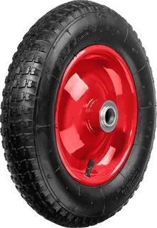 Колесо для тачки с подшипником и камерой 4"х8" 16