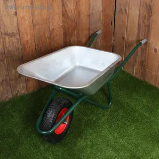 Тачка садово-строительная 1 кол 100л 180кг синяя Корона