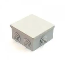 Коробка для ОП серая 85х85х40 IP44 6 вводов Greenel