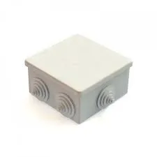 Коробка для ОП серая 85х85х40 IP44 6 вводов Greenel