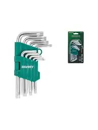 Набор ключей TORX-профиль 9пр.(Т10-Т50)