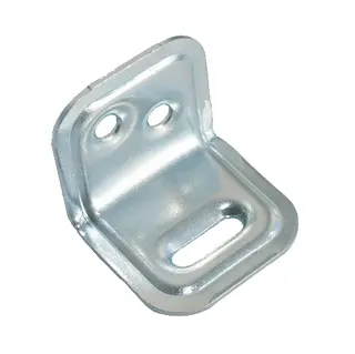 Уголок крепежный с корректирующ.отверст. цинк(500)