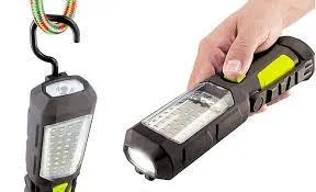 Фонарь Яркий Луч OPTIMUS многофункц. 2 режима, прожектор 0,5W/кемп 36LED, крюк, магнит, 3-АА