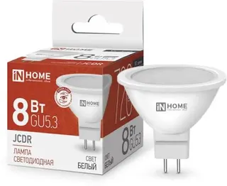 Лампа св/д in Home GU5,3 (MR16) 8W 4000К 720Lm
