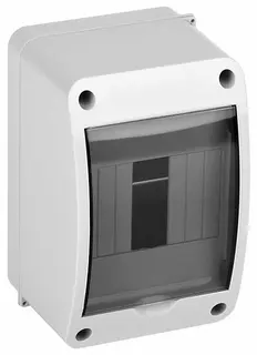Бокс ЩРН-6 IP40 130х159х83 с прозр.вертик.дверцей Тусо