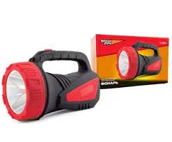 Фонарь Яркий Луч S-250A аккум, прожектор 5W, 2реж, ЗУ, прорез.корпус