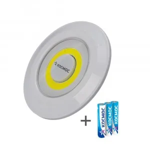 Свет-к Космос 3W Cob кнопка-пушлайт 3хR03 (в компл)