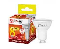 Лампа св/д in Home GU10 8W 3000К 720Lm