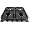 Плита газовая HomeStar 4 конфорки черная HS-1204