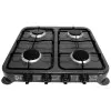 Плита газовая HomeStar 4 конфорки черная HS-1204