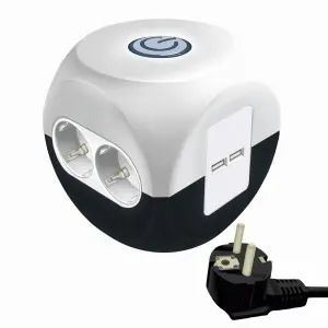 Удлинитель Старт кубик 6гн+2USB, выкл, 3м с/з