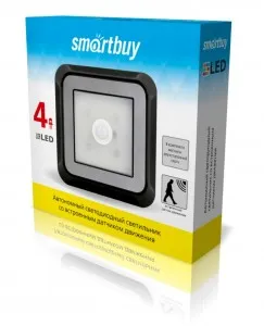 Свет-к Smartbuy 0,5W Датч движ, фотосенсор, 4хR03 (не в компл)