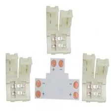 Коннектор 2 конт для SMD5050: T плата+3 зажима