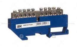 Шина нулевая на DIN изоляторе 6х9-10 IEK