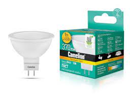 Лампа св/д Camelion GU5,3 (MR16) 5W 4500К 12V