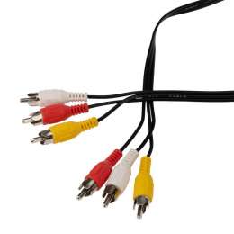 Шнур 3х3 RCA 1,5М REXANT