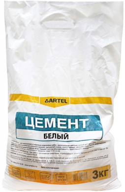 Цемент белый 3кг (М 500)/(М600)