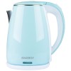 Чайник Energy 1,8л 1500W пластик, диск, голубой, E-261
