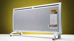 Конвектор Denzel 1500W белый, колеса, сушилка. ХСЕ-1500