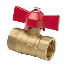 Кран шаровой AQUALINK 3/4" вн/вн ручка-бабочка