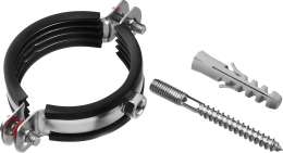 Хомут с резинкой 1/2" (20-25мм)