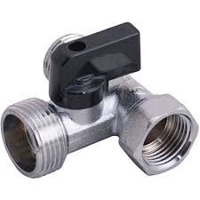 Кран шаровой трехпроходной МИНИ 1/2"х3/4"х1/2" нар/нар/вн F232.04