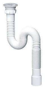 Гофросифон 1 1/4" нерж 40-50 до 750мм, Aquant F203-20-MR