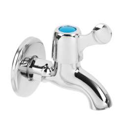 Кран водоразборный Fresso металл 1/2" ручка-рычаг (хром)