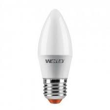 Лампа св/д Wolta свеча 7,5W 625lm Е27 3000К C37
