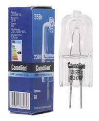 Лампа галогенная G4 35W 220V JD Camelion ПОД 0